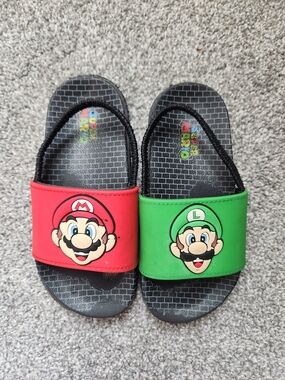 Mario & Luigi Kids Slide Sandals